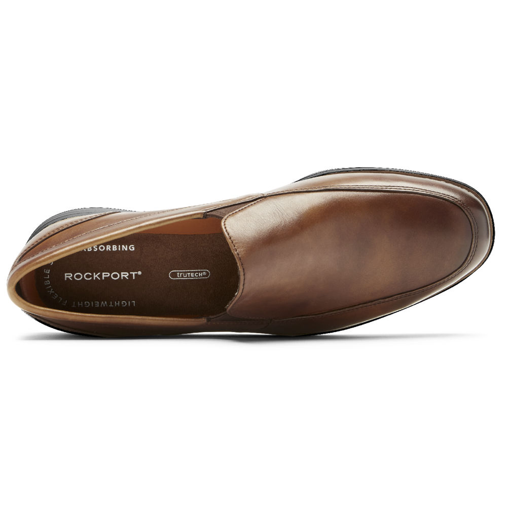 Mocasines Rockport Hombre Mexico - Garett Venetian Marrom - HTUKD9351